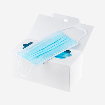 Surgical face mask — please wear a mask if you have cold symptoms